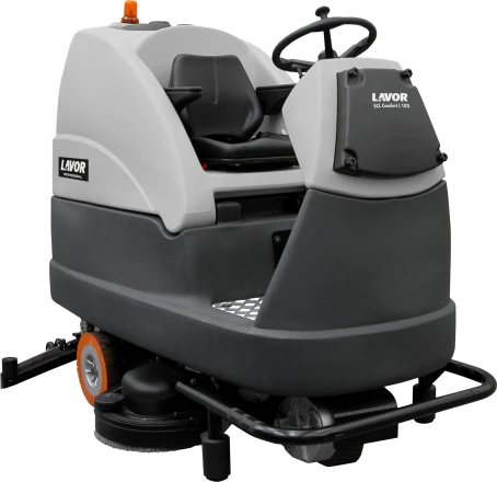 Comfort L 122 – nagy vezetőüléses padlósúroló gép Lavor, 1 220 mm munkaszélesség